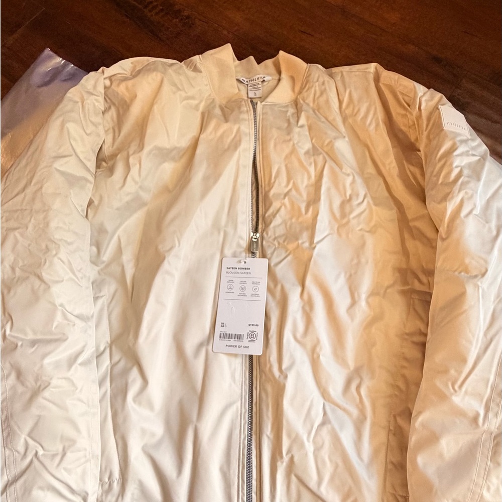 Athleta Sateen Bomber jacket - Adult Large
